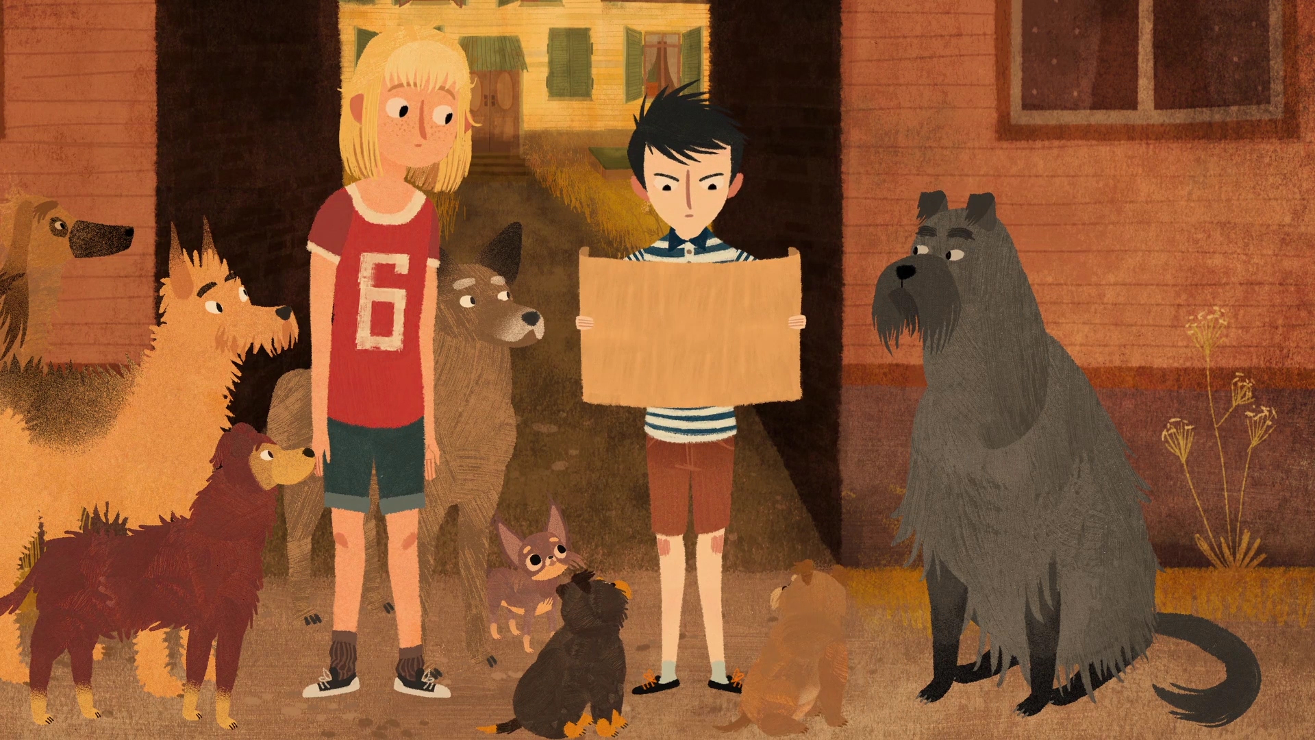 Jacob, Mimi i els gossos del barri